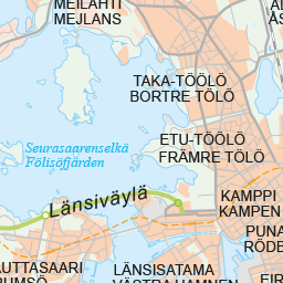 Guide map of the Region of Helsinki