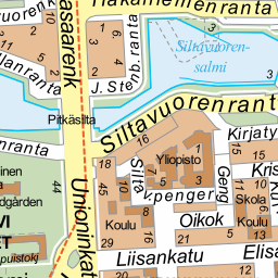 Helsingforsregionens guidekarta